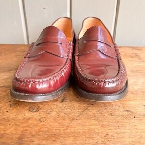 J. Crew Women's 9.5 Winona Penny Loafer in Italian Spazzalato Leather Preppy